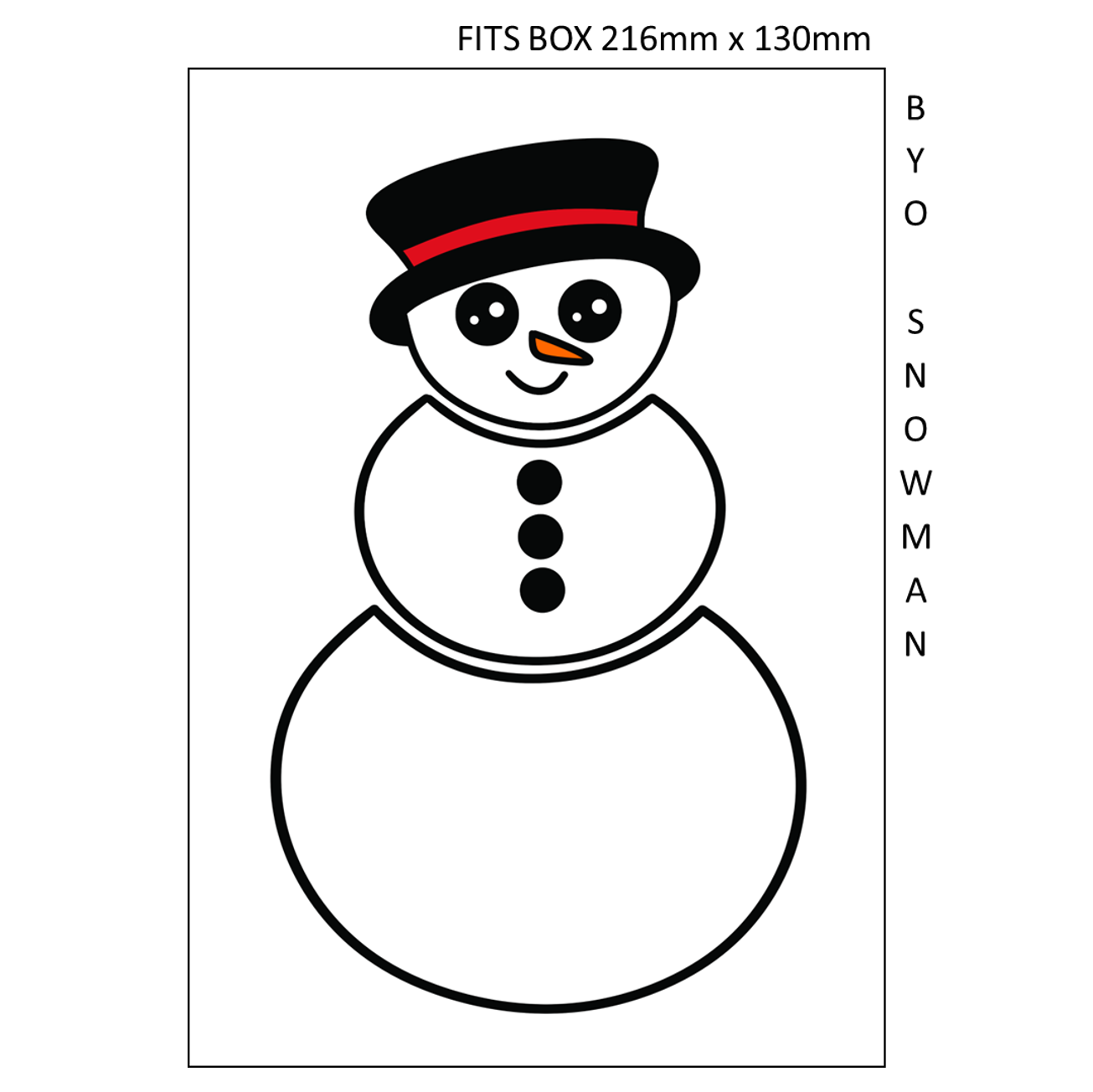 JBS0100 - BYO Snowman