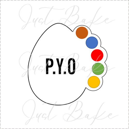JBS0513 - PYO Easter Egg Cookie Cutter