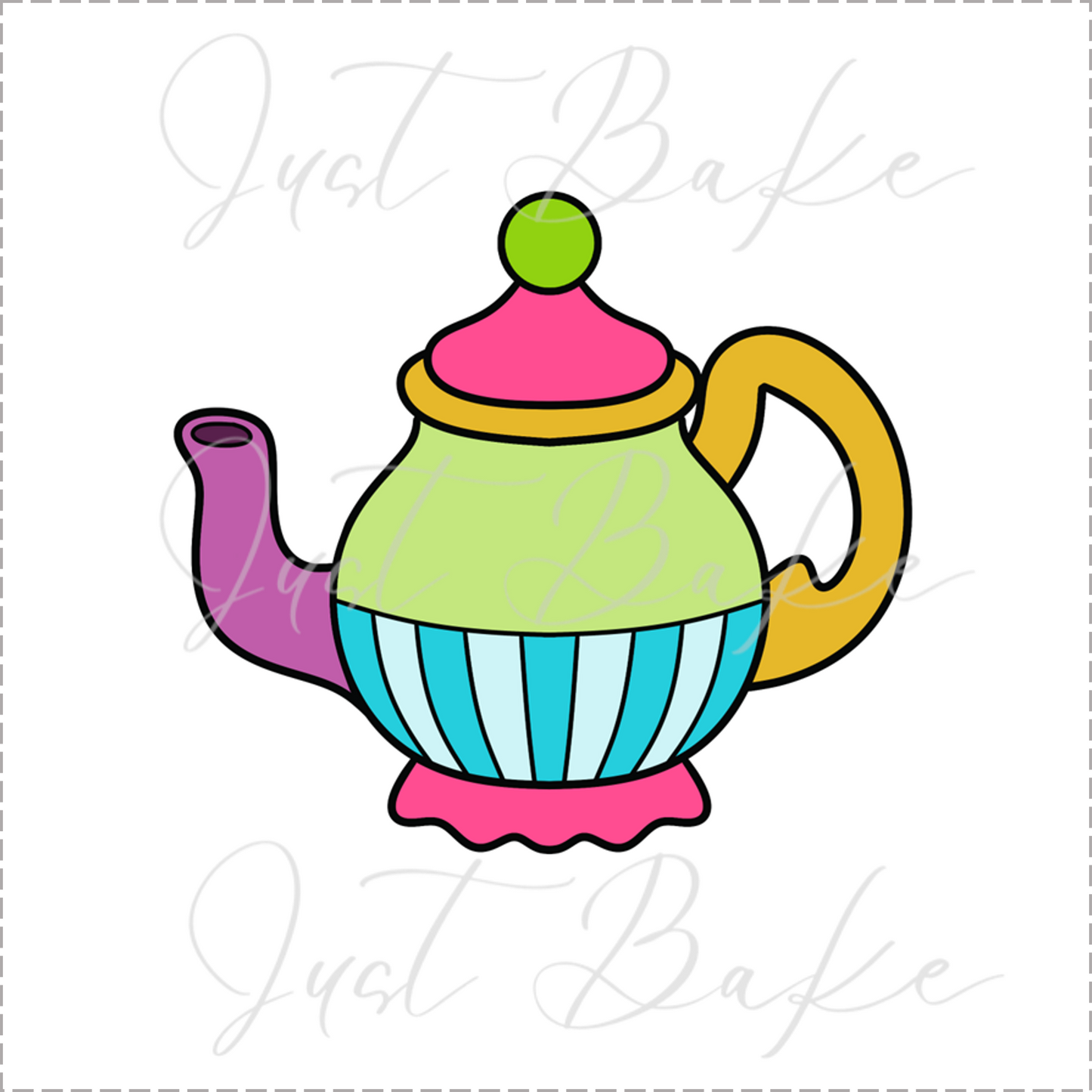 JBS0632 - ALICE - TEAPOT COOKIE CUTTER