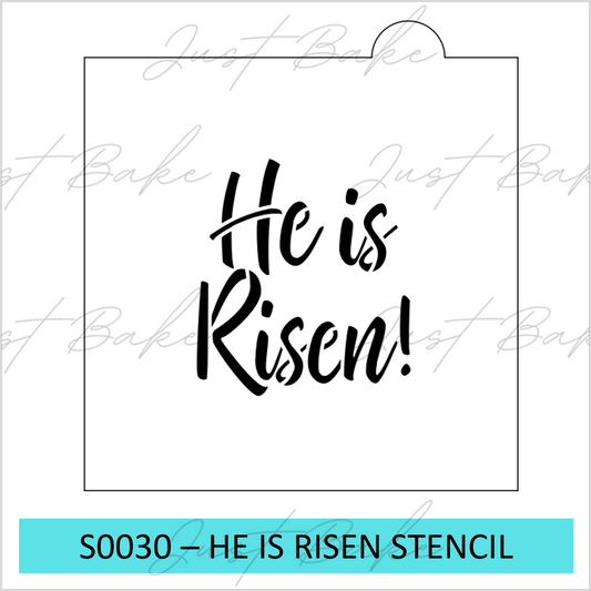 S0029 - He is Risen Stencil