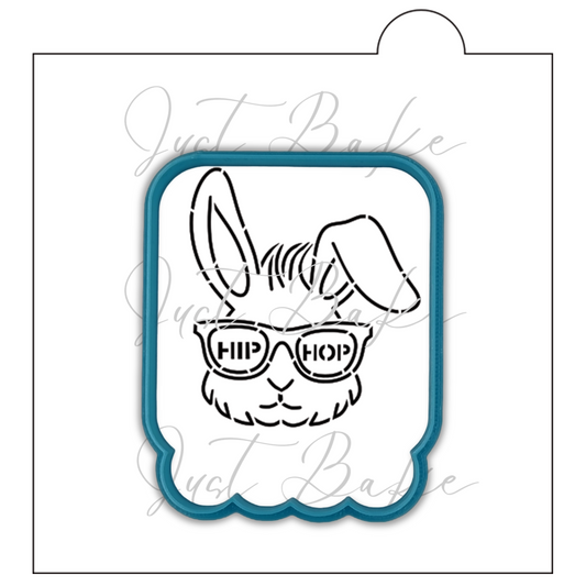 S0051 - Bunny Hip Hop Stencil