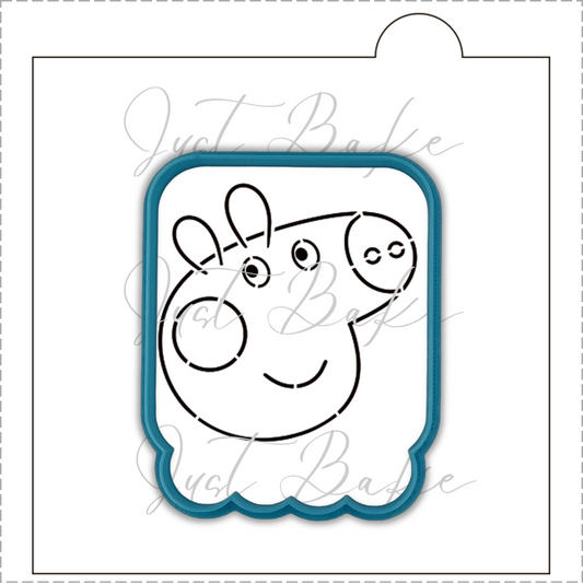 S0062 - Peppa Pig Stencil